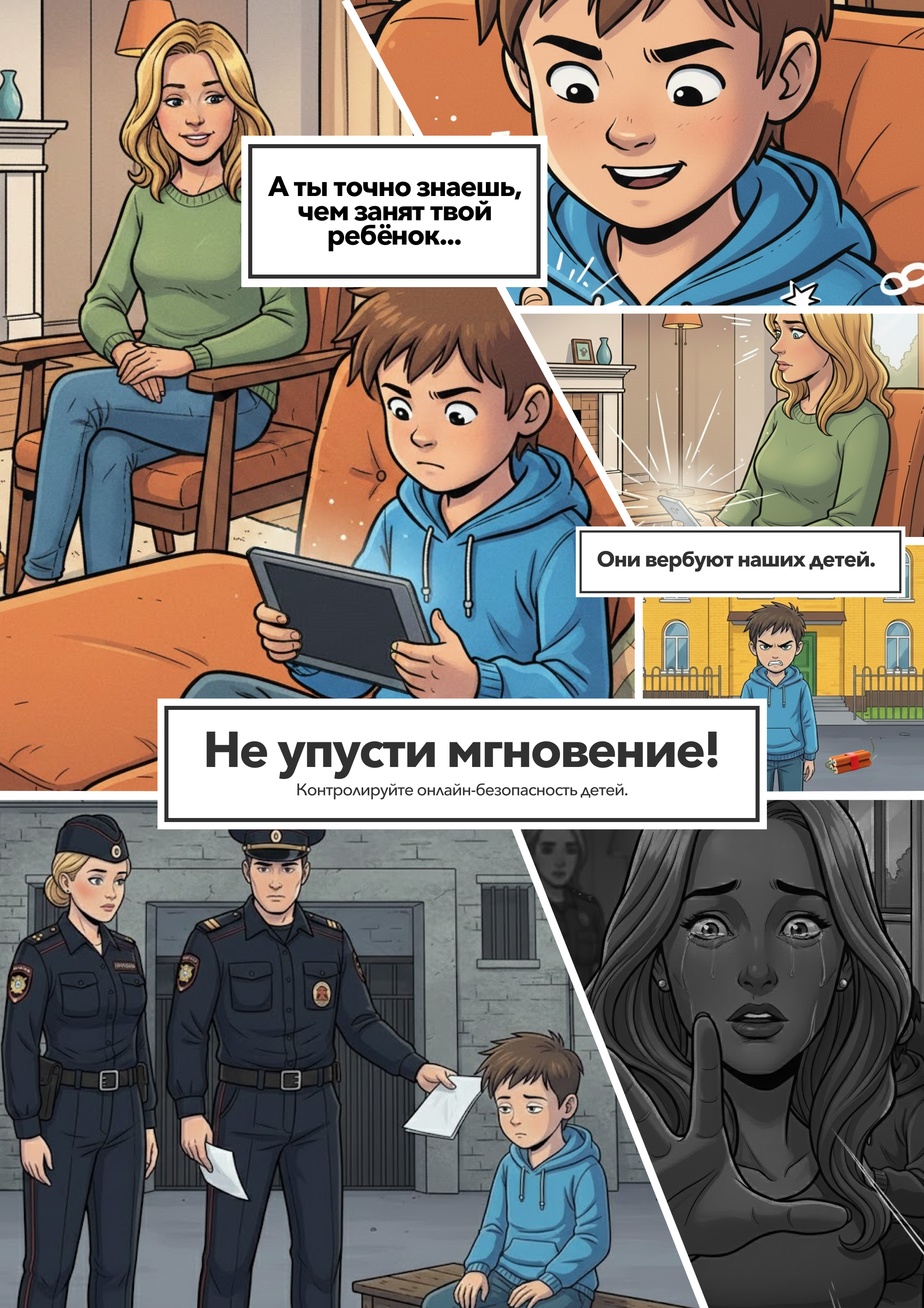 Помните: ваша забота и внимание – лучшая защита для вашего ребенка.