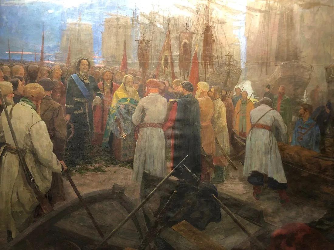 29 июля 1696 года после длительных артиллерийских обстрелов русские войска под предводительством Петра I и воеводы А. С. Шеина овладели турецкой крепостью Азов.